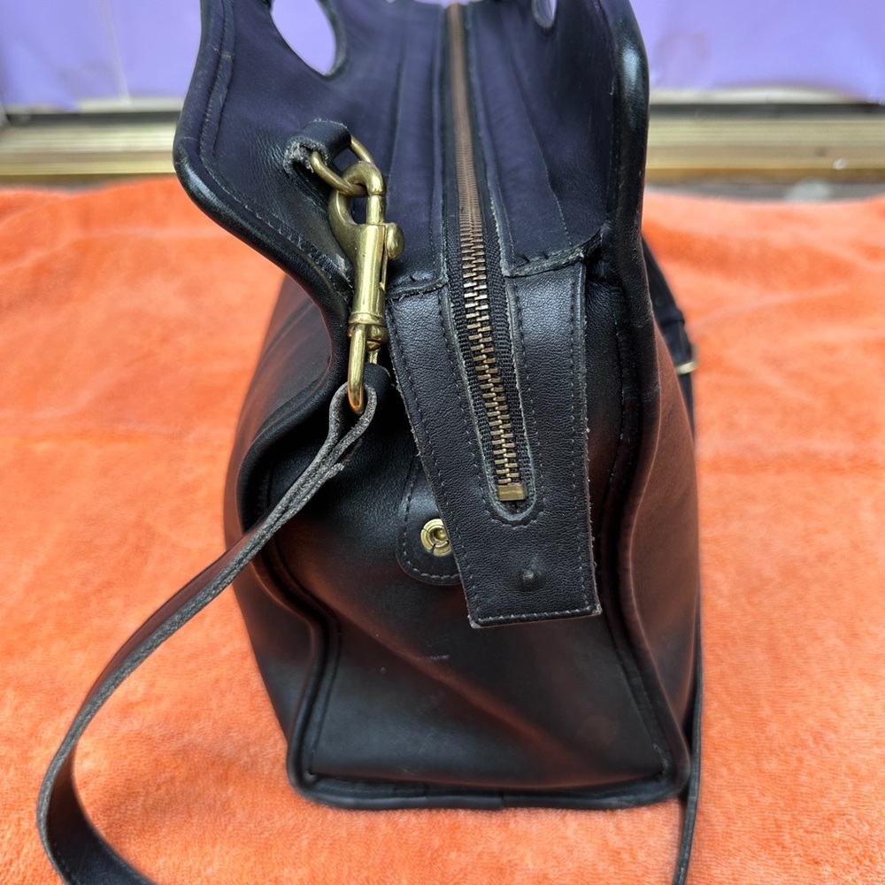 Coach Black Leather Bag - Picture 9 of 13